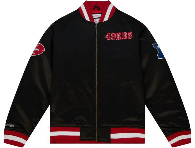 mitchell-ness-mitchell-and-ness-fttb-satin-jacket-san-francisco-49ers-letterman-bomber-sjkt-6474-sf-4-yypppblck