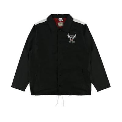 Mitchell Ness Mitchell & Ness FW22 Chicago Bulls Letter Print Pullover Sweatshirt Black BMPHDP21020-CBUBLCK