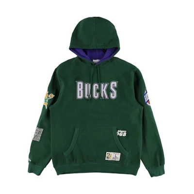 Mitchell Ness Mitchell & Ness FW22 Lakers Graphic Hoodie Black - Pullover Sweatshirt BMPHDP21020-LALBLCK