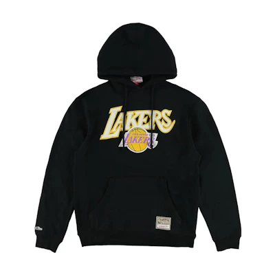 Mitchell Ness Mitchell & Ness FW22 Letter Cartoon Print Pullover Hoodie Blue FPHD4849-NYKROYA