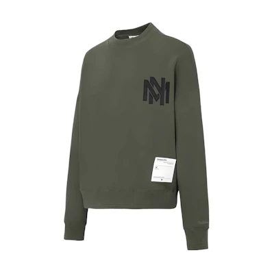 Mitchell Ness Mitchell & Ness FW22 76ers Logo Printed Black Sweatshirt Unisex MA13M028C-BLACK