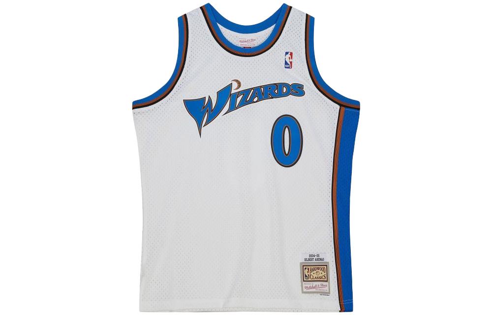 Mitchell Ness Mitchell & Ness Gilbert Arenas Washington Wizards 2004-05 White Jersey Mens. SMJY6664-WWI04GARWHIT