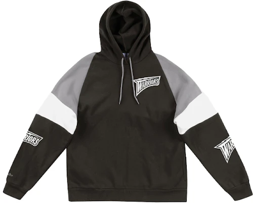 Mitchell & Ness 勇士隊拼布連帽上衣 黑色 FPHDDA19007-GSWBKWH Buy Mitchell & Ness 勇士隊拼布連帽上衣 黑色 FPHDDA19007-GSWBKWH