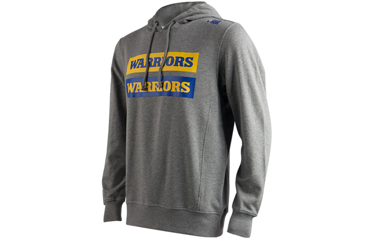 Mitchell Ness Mitchell & Ness Golden State Warriors Half-Zip Colorblock Hoodie Jacket Blue HFZPEF18005-GSWROYA