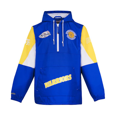 Mitchell Ness Mitchell & Ness Golden State Warriors Patchwork Hoodie Black FPHDDA19007-GSWBKWH