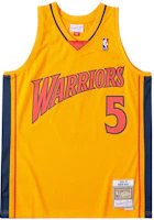 Mitchell Ness Mitchell & Ness Golden State Warriors Baron Davis #5 06-07 Retro Jersey Yellow. SMJYGS20135-GSWYELL06BDV Mitchell Ness Mitchell & Ness Golden State Warriors Baron Davis #5 06-07 Retro Jersey Yellow. SMJYGS20135-GSWYELL06BDV