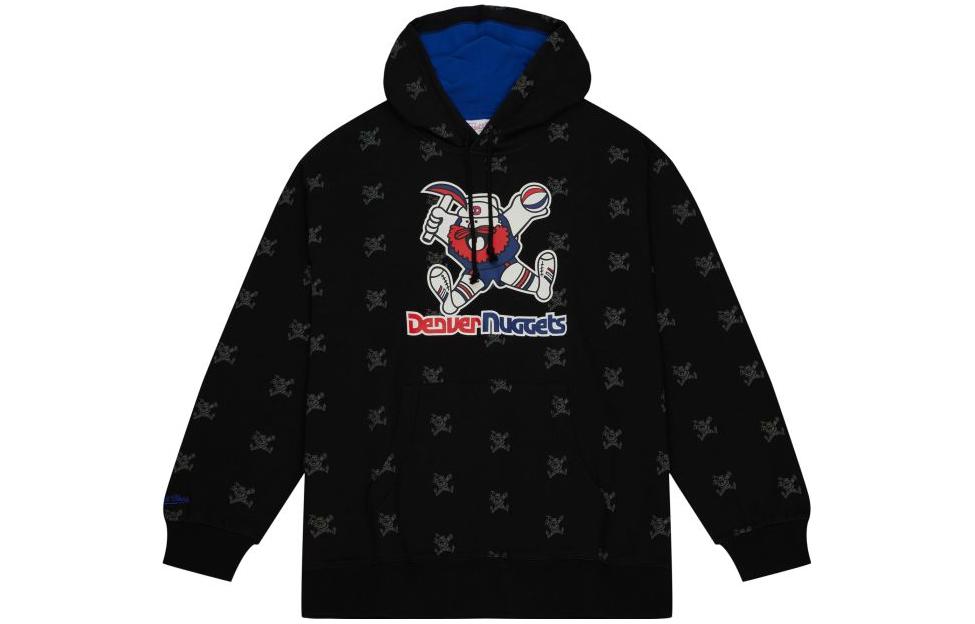 Mitchell Ness Mitchell & Ness Graphic Print Colorblock Crewneck Sweatshirt Navy Blue FCPO5512-NYYYYPPPNAVY