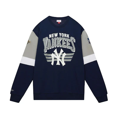 Mitchell Ness Mitchell & Ness Graphic Print Crewneck Casual Loose Sweatshirt Green Mens FCPO5512-FAMYYPPPBUGN