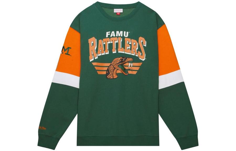 Mitchell Ness Mitchell & Ness Graphic Print Crewneck Pullover Sweatshirt Red BMLTSCAR-PPHMK17331