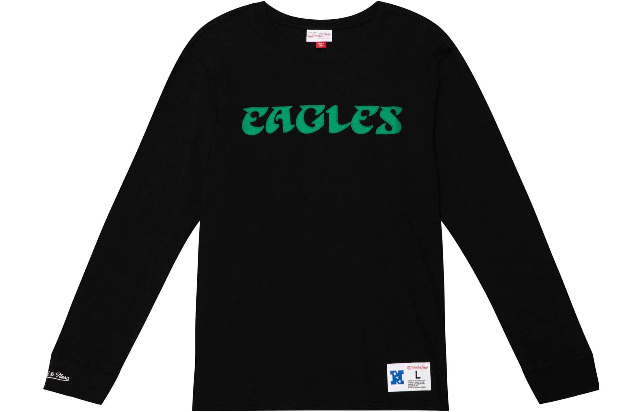 Mitchell Ness Mitchell & Ness Graphic Print Crewneck Pullover Sweatshirt Black () TCRW1227-PEAYYPPPBLCK