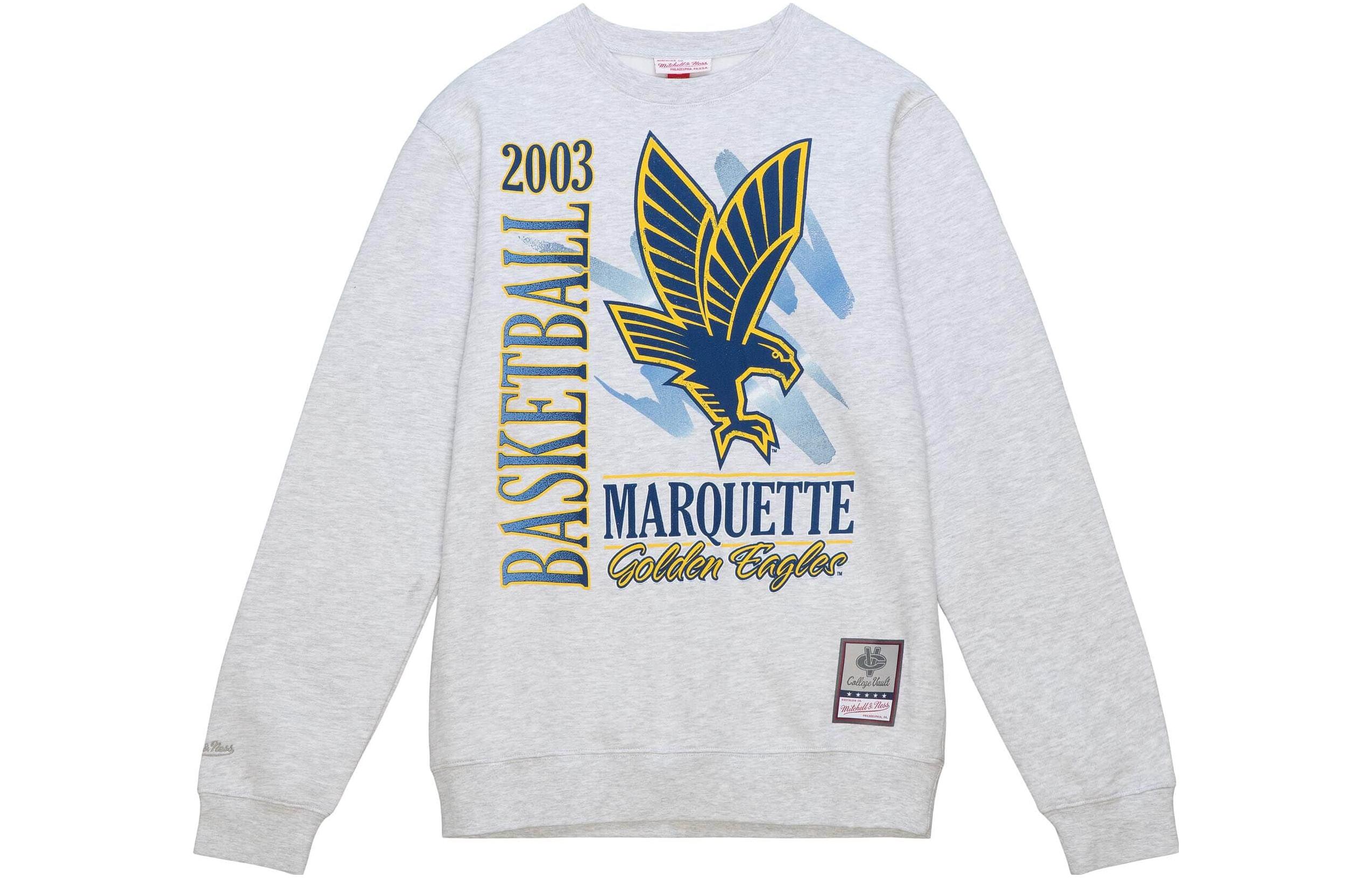 Mitchell Ness Mitchell & Ness Graphic Print Pullover Hoodie Black Casual Wear BMPHDP22263-NHLBLCK