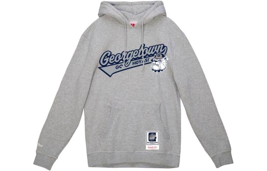 Mitchell Ness Mitchell & Ness Gray Hoodie with Letter Print FPHD5060-OATYYPPPGREY