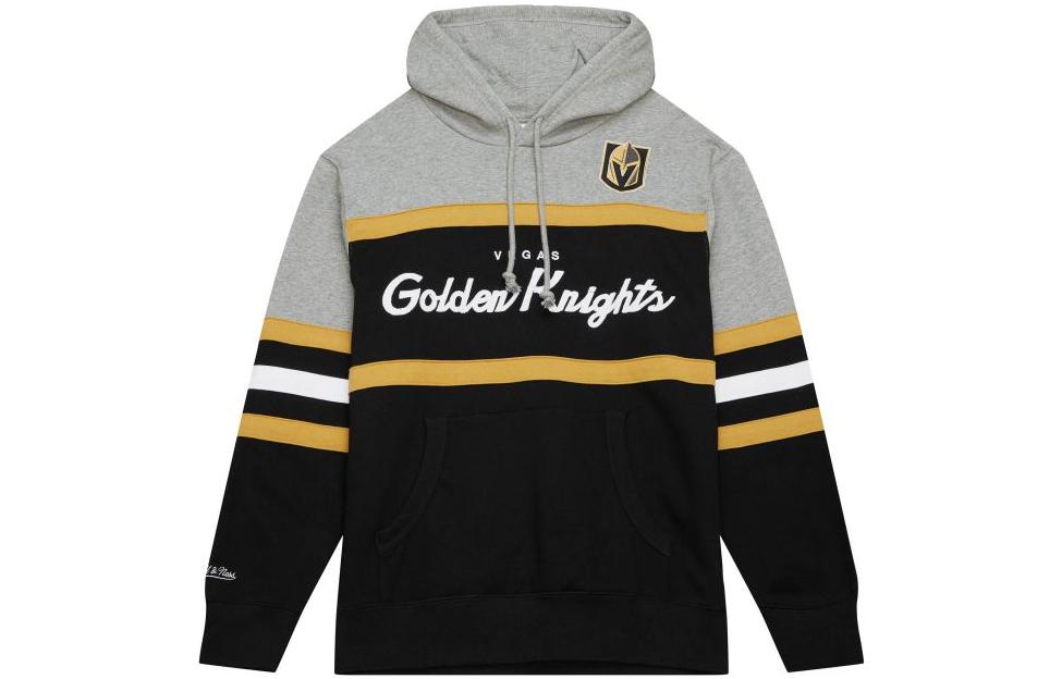 Mitchell Ness Mitchell & Ness Gray Oversized Hoodie Long Sleeve Casual Top FPHD5060-NYYYYPPPGREY