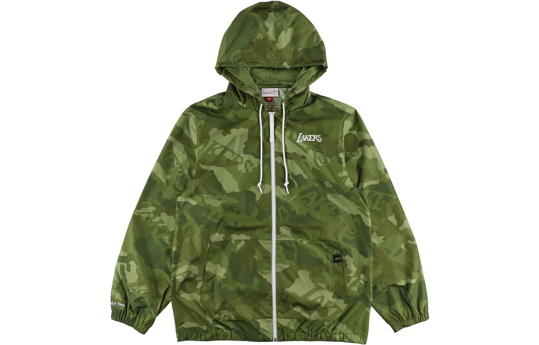 Mitchell Ness Mitchell & Ness Green Colorblock Graphic Print Pullover Hoodie FPHD6293-NYJYYPPPGYGN