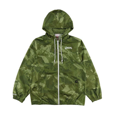 Mitchell Ness Mitchell & Ness Green Colorblock Graphic Print Pullover Hoodie FPHD6293-NYJYYPPPGYGN