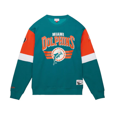 Mitchell Ness Mitchell & Ness Green Crewneck Sweatshirt with Letter Print FCPO5512-DMAYYPPPDKGN