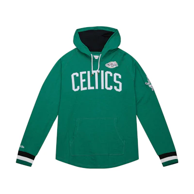 Mitchell Ness Mitchell & Ness Green Hoodie with Letter Print for Men THOD4999-BCEYYPPPKYGN