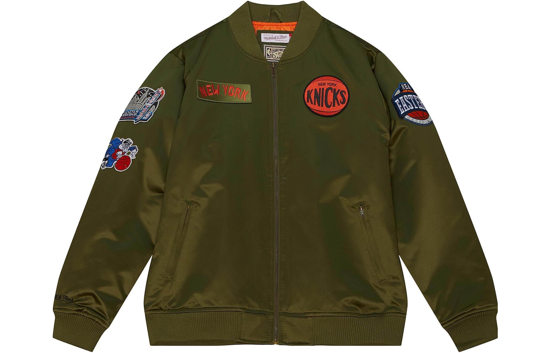 Mitchell Ness Mitchell & Ness Green Letter Printed Pullover Hoodie Men’s Long Sleeve BMFP5535-MNNYYPPPDKGN