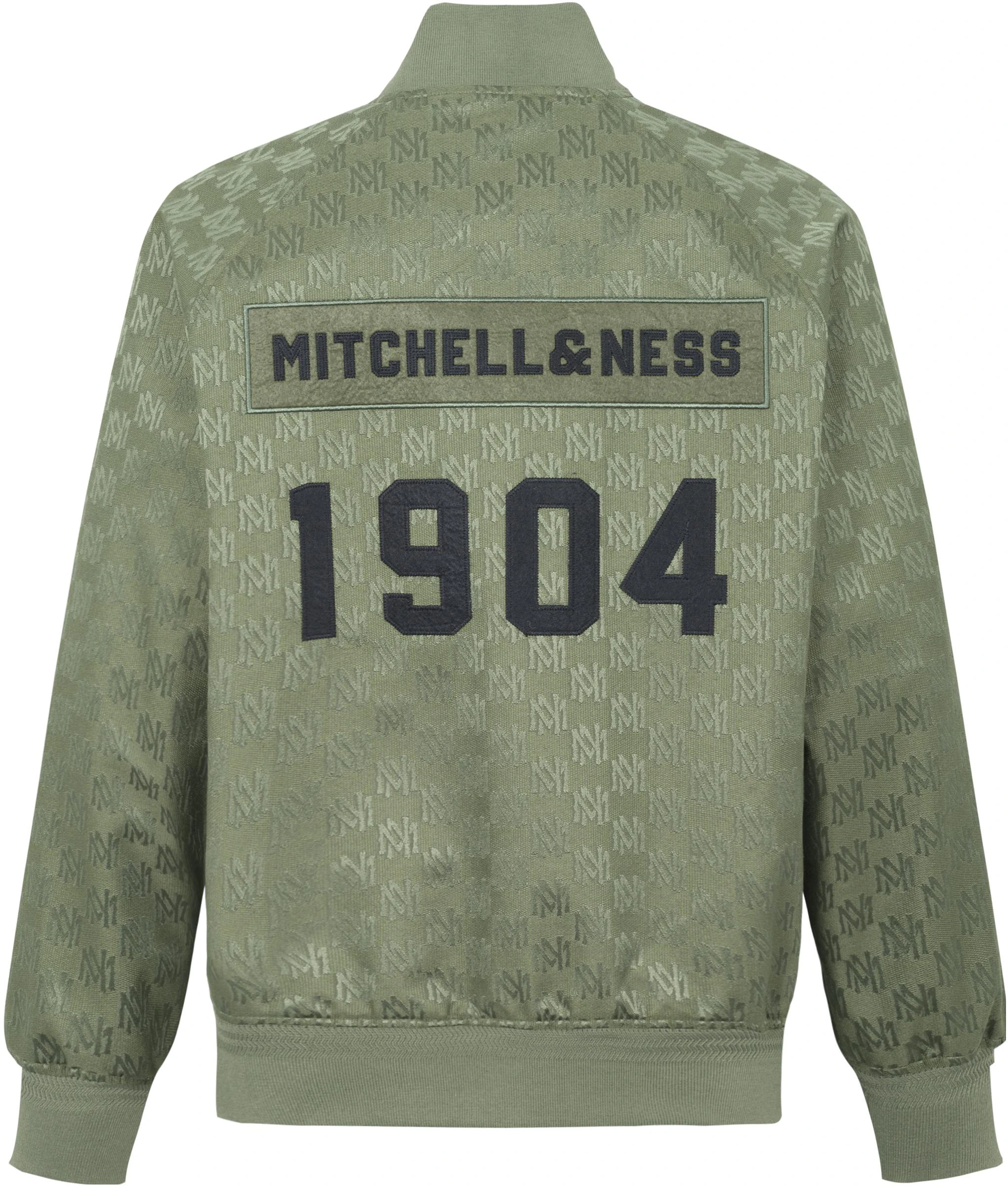 mitchell-ness-mitchell-and-ness-green-logo-print-button-up-jacket-unisex-mnhyawtojt-018-grn