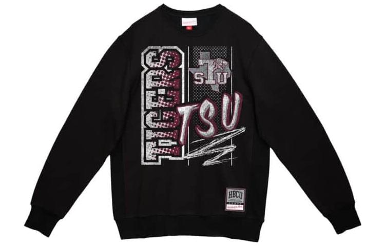 Mitchell Ness Mitchell & Ness Halftime Script Crew University of Mississippi Navy Sweatshirt Men GFLCMO22238-UMSNAVY