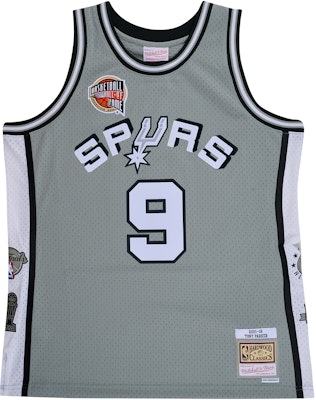 Mitchell Ness Mitchell & Ness Hall of Fame Retro Tony Parker #9 Spurs Basketball Jersey Grey. SMJY6866-SASYYTPAGREY Buy Mitchell Ness Mitchell & Ness Hall of Fame Retro Tony Parker #9 Spurs Basketball Jersey Grey. SMJY6866-SASYYTPAGREY