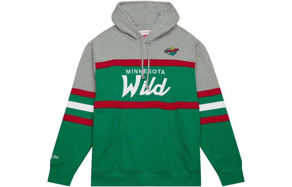 Mitchell Ness Mitchell & Ness Head Coach Hoodie New York Islanders Letter Print Blue Hoodie FPHD6293-NYIYYPPRYGY