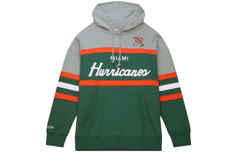 Mitchell Ness Mitchell & Ness Head Coach Hoodie University of South Carolina Red Pullover FPHD6293-SCUYYPPPGRGY