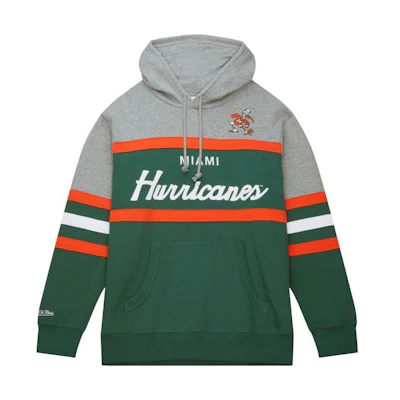 Mitchell Ness Mitchell & Ness Head Coach Hoodie University of South Carolina Red Pullover FPHD6293-SCUYYPPPGRGY