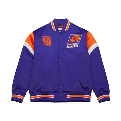 Mitchell Ness Mitchell & Ness Heavyweight Satin Jacket Pittsburgh Penguins Colorblock Black Men OJBF5516-PPEYYPPPBLCK