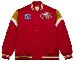 Mitchell Ness Mitchell & Ness Heavyweight Satin Jacket San Francisco 49ers Red Bomber OJBF5516-SF4YYPPPSCAR Mitchell Ness Mitchell & Ness Heavyweight Satin Jacket San Francisco 49ers Red Bomber OJBF5516-SF4YYPPPSCAR