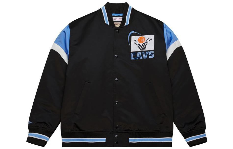 Mitchell Ness Mitchell & Ness Heavyweight Satin Jacket Dallas Mavericks Green Unisex Striped Print OJBF5516-DMAYYPPPNAVY