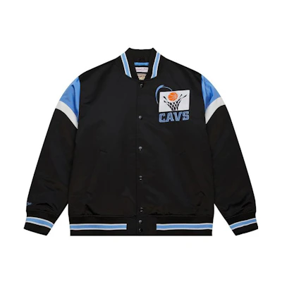 Mitchell Ness Mitchell & Ness Heavyweight Satin Jacket Dallas Mavericks Green Unisex Striped Print OJBF5516-DMAYYPPPNAVY