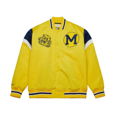 Mitchell Ness Mitchell & Ness Heavyweight Satin Jacket Vancouver Grizzlies Black Jacket OJBF5516-VGRYYPPPBLCK