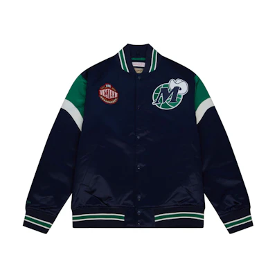 Mitchell Ness Mitchell & Ness Heavyweight Satin Jacket Detroit Red Wings Red Jacket OJBF5516-DRWYYPPPSCAR