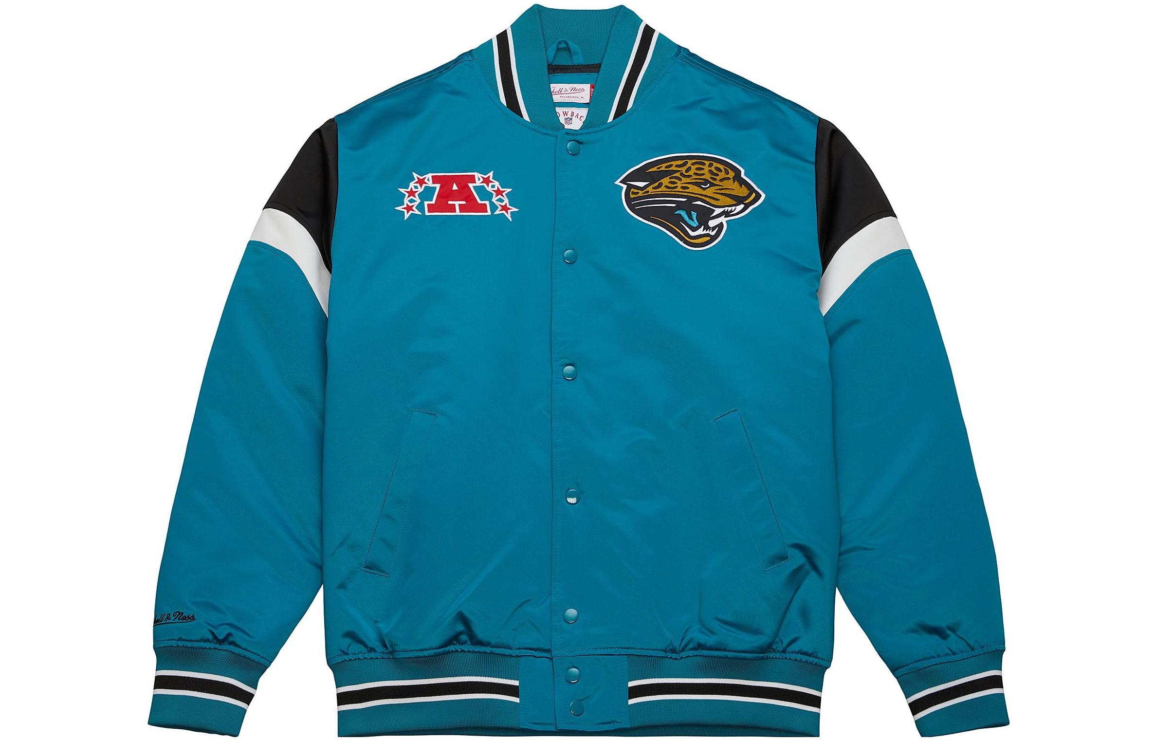 Mitchell Ness Mitchell & Ness Heavyweight Satin Jacket Kansas City Chiefs Red Jacket OJBF5516-KCCYYPPPSCAR