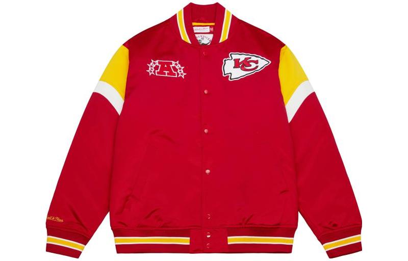 Mitchell Ness Mitchell & Ness Heavyweight Satin Jacket Los Angeles Kings Black Jacket OJBF5516-LAKYYPPPBLCK