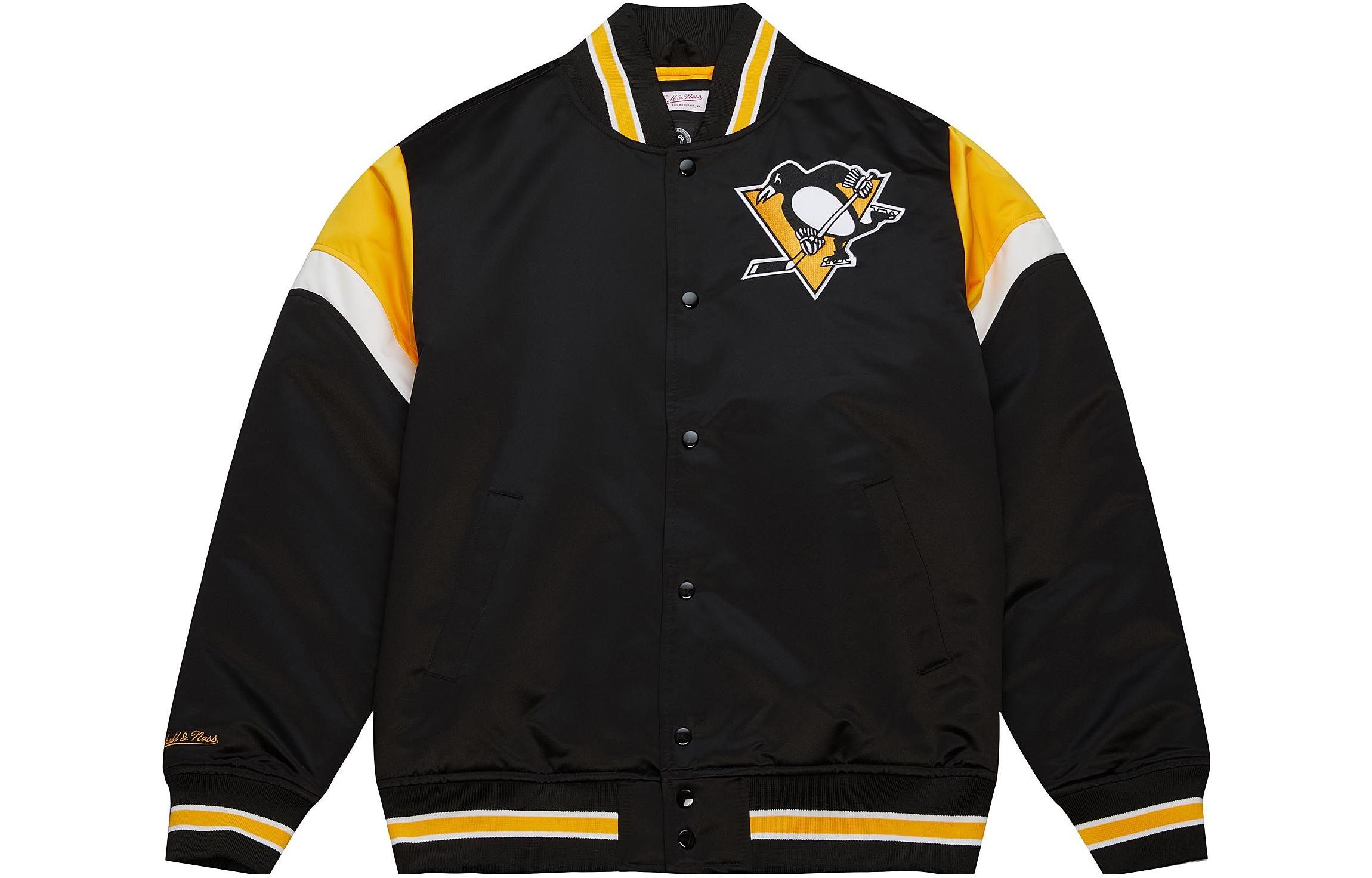 Mitchell Ness Mitchell & Ness Heavyweight Satin Jacket San Diego Padres Blue Loose Fit OJBF5516-SDPYYPPPNAVY