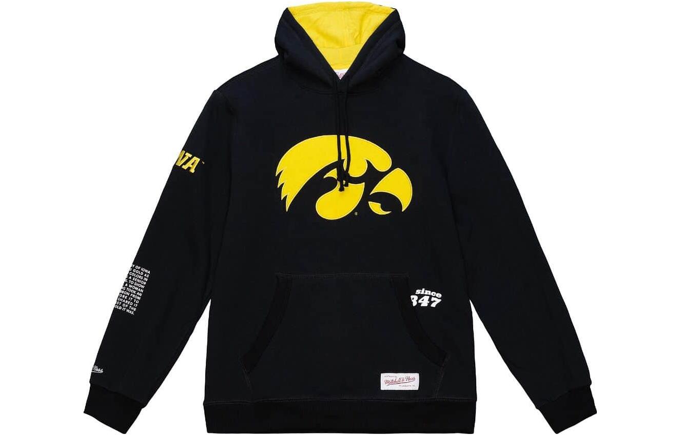 Mitchell Ness Mitchell & Ness Jazz Logo Embroidered Colorblock Hoodie Purple Unisex FPHD5378-UJAYYPPPPURP