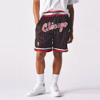 Details for Mitchell Ness Just Don 10th Anniversary 1996 Chicago Bulls Retro Shorts Hitam SHORMO20260-CBUBKRD96