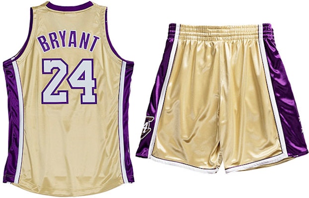 米切尔&内斯 科比 黑曼巴限量版金色球衣套装 LH04GOLD Lookbook 米切尔&内斯 科比 黑曼巴限量版金色球衣套装 LH04GOLD