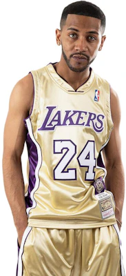 米切尔&内斯 科比 黑曼巴限量版金色球衣套装 LH04GOLD Shop 米切尔&内斯 科比 黑曼巴限量版金色球衣套装 LH04GOLD