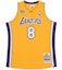 Buy Mitchell Ness Mitchell & Ness Kobe Bryant 00-01 Lakers #8 Finals Yellow Basketball Jersey Unisex AJY4SB19089-LALLGPR00KBR