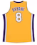 Lookbook Mitchell Ness Mitchell & Ness Kobe Bryant 00-01 Lakers #8 Finals Yellow Basketball Jersey Unisex AJY4SB19089-LALLGPR00KBR
