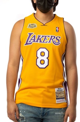 Mitchell Ness Mitchell & Ness Kobe Bryant 00-01 Lakers #8 Finals Yellow Basketball Jersey Unisex AJY4SB19089-LALLGPR00KBR Shop Mitchell Ness Mitchell & Ness Kobe Bryant 00-01 Lakers #8 Finals Yellow Basketball Jersey Unisex AJY4SB19089-LALLGPR00KBR