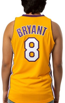 Mitchell Ness Mitchell & Ness Kobe Bryant 00-01 Lakers #8 Finals Yellow Basketball Jersey Unisex AJY4SB19089-LALLGPR00KBR Purchase Mitchell Ness Mitchell & Ness Kobe Bryant 00-01 Lakers #8 Finals Yellow Basketball Jersey Unisex AJY4SB19089-LALLGPR00KBR