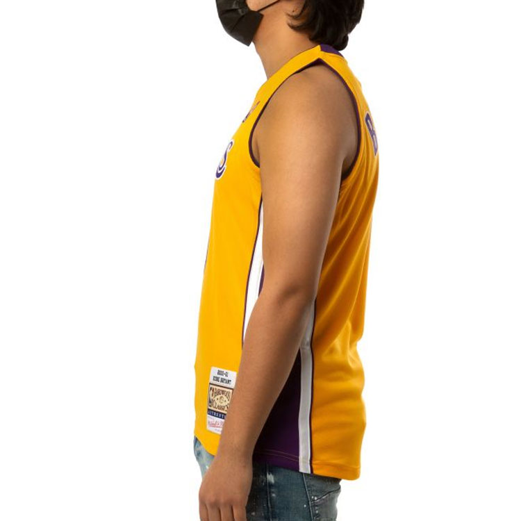 Sizing ミッチェル＆ネス コービー・ブライアント 00-01 レイカーズ #8 ファイナル イエロー ジャージ AJY4SB19089-LALLGPR00KBR