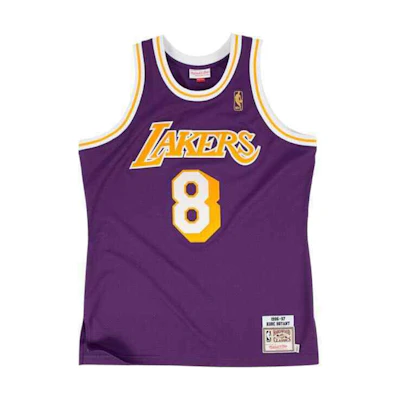 Mitchell Ness Mitchell & Ness Kobe Bryant #8 Lakers 96-97 Retro NBA Jersey Purple 7226A-329-K-96KBRYA