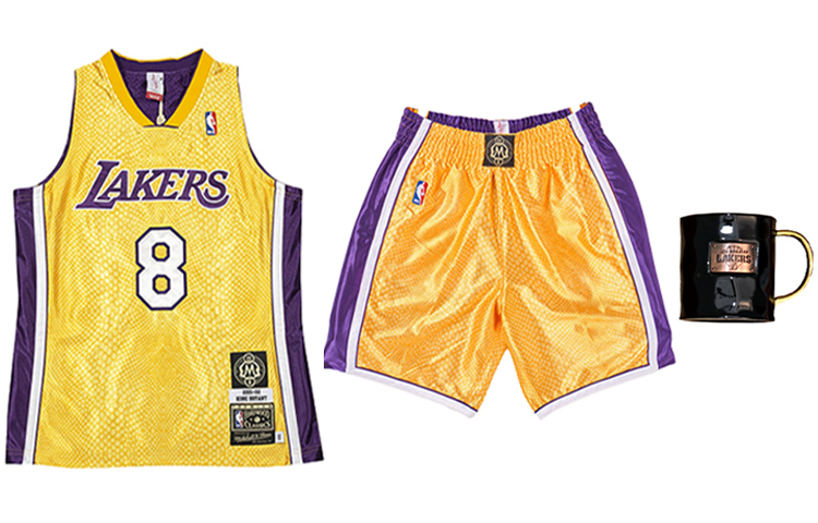 Mitchell Ness Mitchell & Ness Kobe Bryant Reversible Basketball Set Lakers Gift Box Gold Purple. KBMRT005 圖 2
