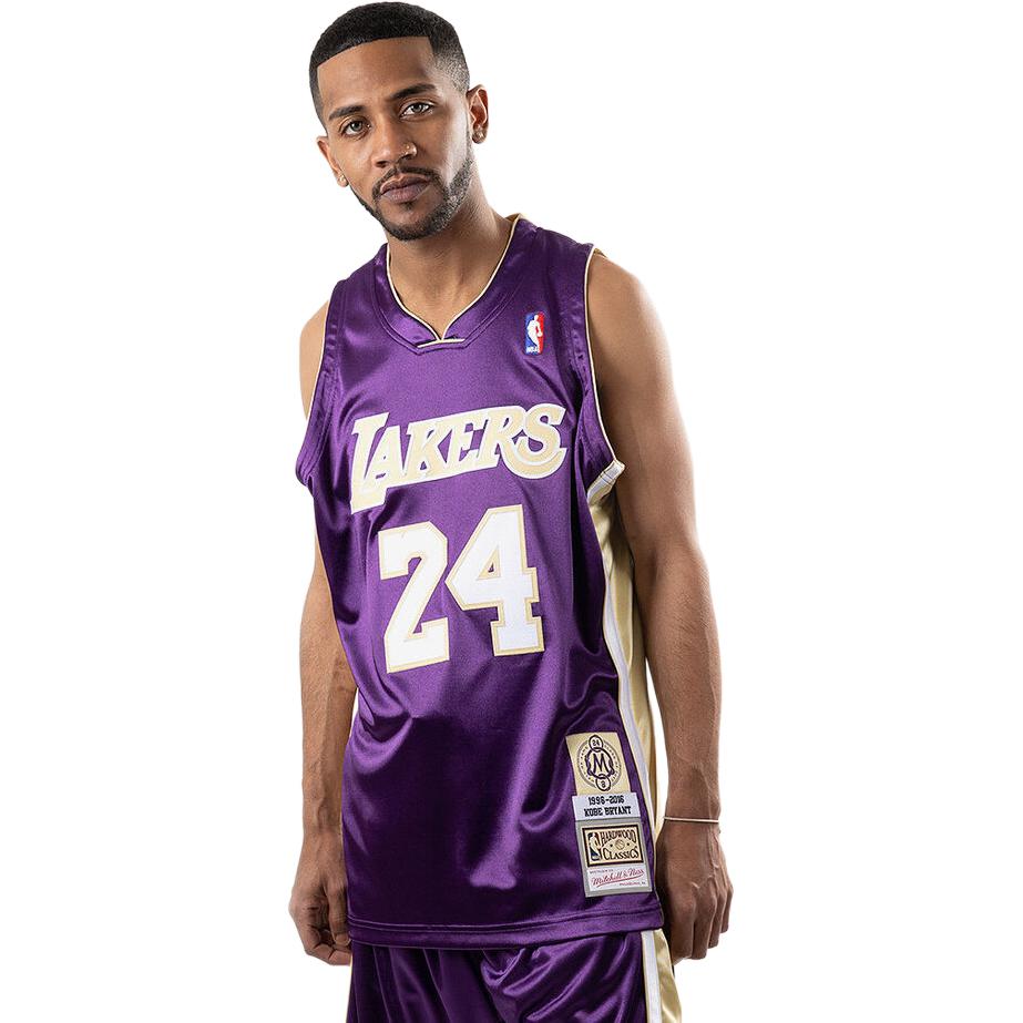 Mitchell Ness Mitchell & Ness Kobe Hall of Fame Limited Basketball Jersey Unisex Purple LH05PURP 圖 4
