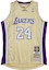 Buy Mitchell Ness Mitchell & Ness Kobe Lakers Black Mamba #24 Gold Basketball Jersey Set LH05GOLD
